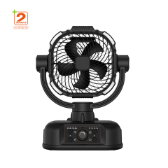 Portable 16000mAh Remote Control Camping Fan USB Fan LED Lamp Mini Rechargeable Battery Operated Table Fan for Car Outdoor