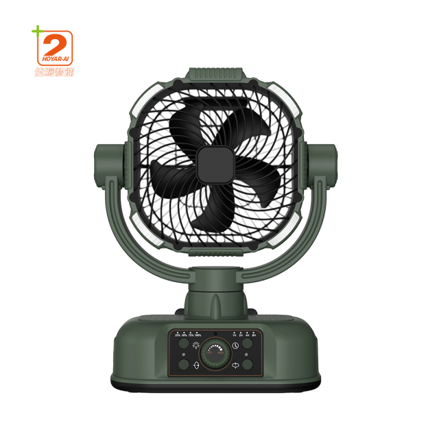 Household Outdoor Camping Portable Rechargeable Remote Control USB Oscillating Table Fan
