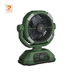 New Outdoor Camping Fan, Smart Digital Display, Portable, Hanging or Standing Fan for Fishing and Other Activities