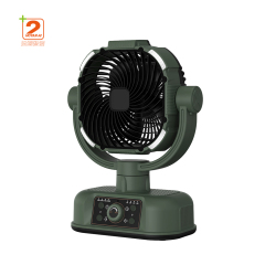 Outdoor Camping Fan with Led Light Fishing Tent Fan Portable Fan for Camping