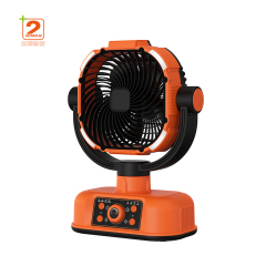 Camping Fan with Led Lamp Battery Operated Table Outdoor Usb Small Fan Mini Rechargeable Portable Fan