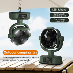 Table Fans Rechargeable Fan With LED Light Powerbank 16000mAh Portable Fan Camping Outdoor ventilador recargable ventiladores