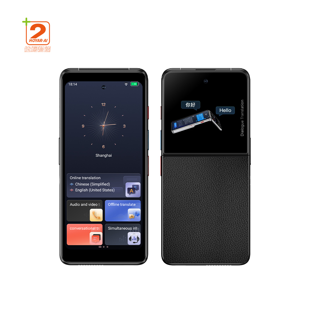 Flip Pocket AI Translator Real-time Simultaneous Interpretation Full Offline Multi-language Wholesale Interpreter