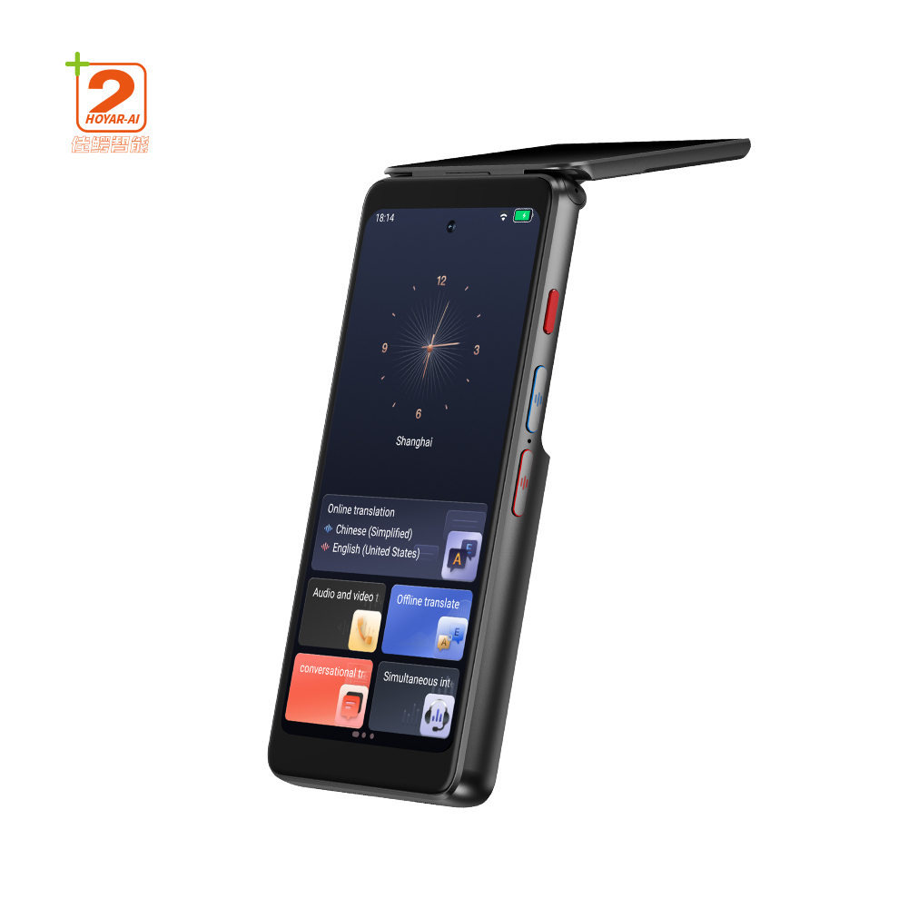 Flip Pocket AI Translator Real-time Simultaneous Interpretation Full Offline Multi-language Wholesale Interpreter