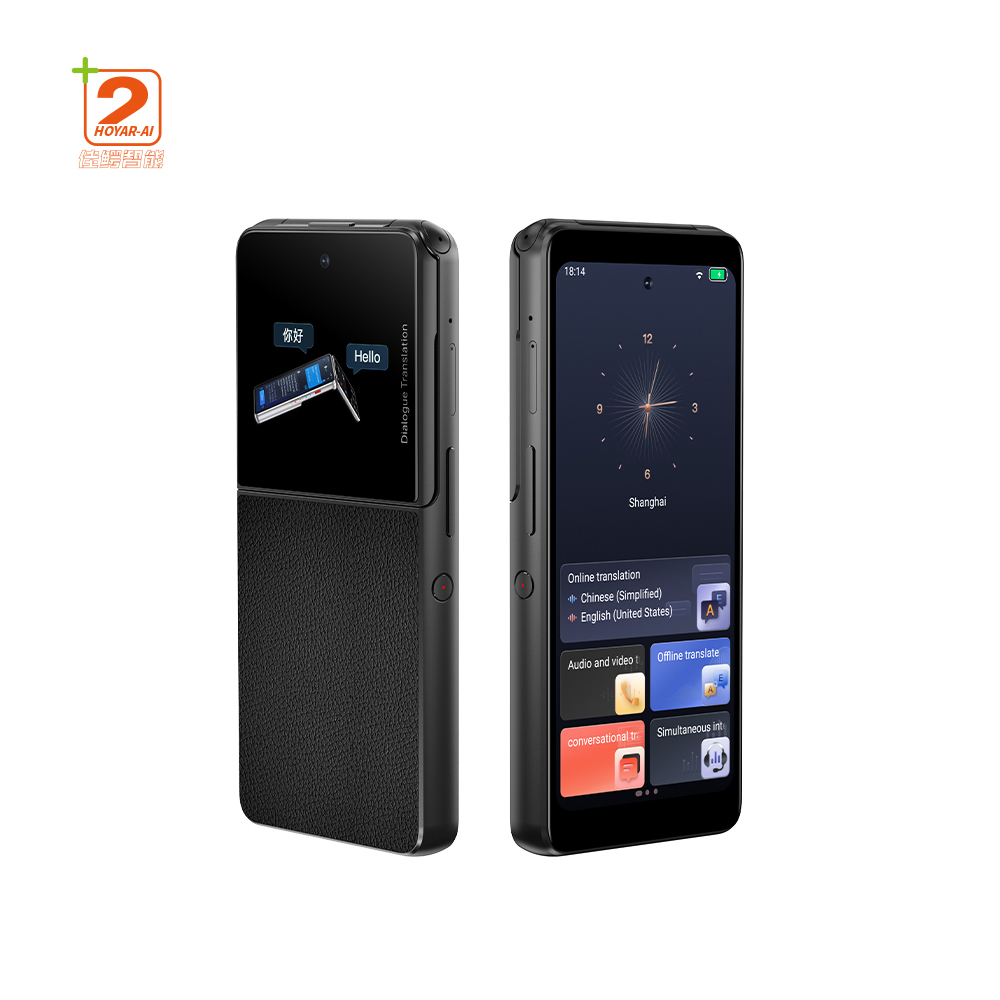 T90 4G WiFi Dual Screen Smart AI Translator 150 Languages Online Offline Simultaneous Interpretation for Business Travel