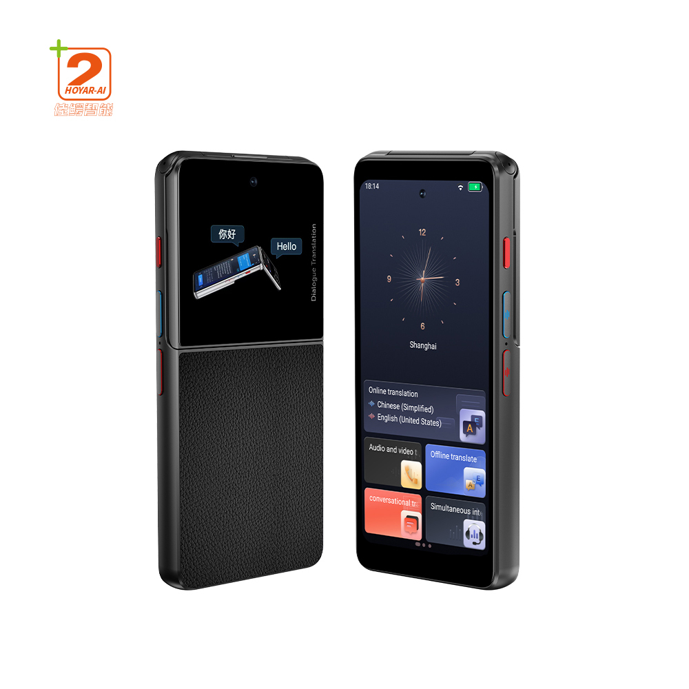 T90 Dual-Screen AI Vision Translator Real-time Photo Voice Scan 150 Languages Offline WiFi 4G Travel Pocket Device