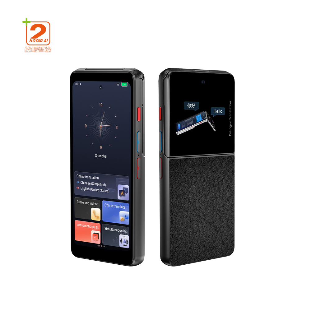 T90 Dual-Screen AI Vision Translator Real-time Photo Voice Scan 150 Languages Offline WiFi 4G Travel Pocket Device