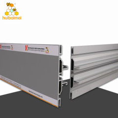 6063 aluminum extrusion profile two sided 120mm frameless floor stand exhibition fabric light box