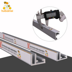 Non-lit aluminum profile 17mm frameless textile frame for advertising light box
