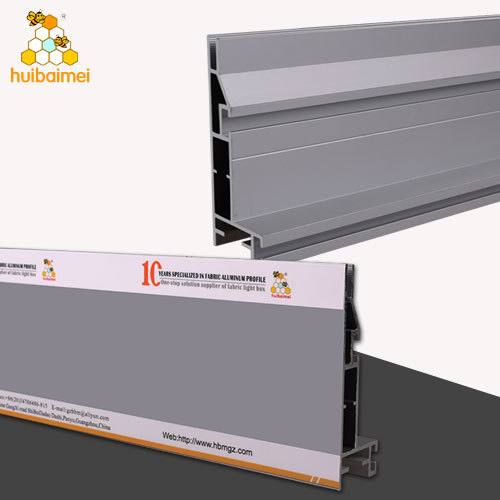 Tension textile aluminum profile single side 100mm frameless aluminum SEG frame