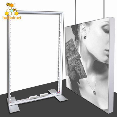 Double side 78mm frameless anodized extruded tension SEG aluminum  profile