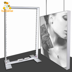 Double side 78mm frameless anodized extruded tension SEG aluminum  profile