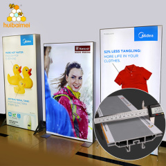 manufacturer double sided 120mm frameless fabric aluminum profile