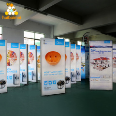 150mm double sided edgelit LED3535 aluminum frame exhibition light box