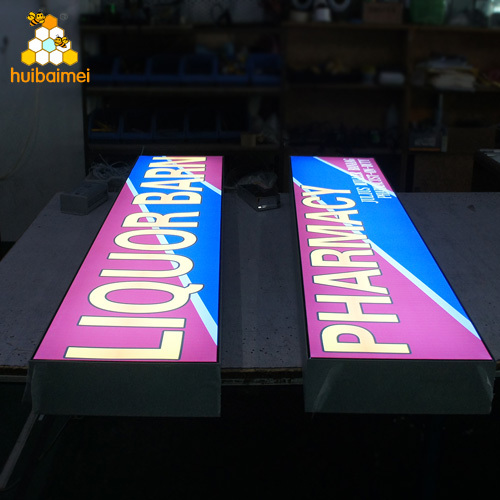 120mm double sided edgelit LED fabric light box for large tradeshow display lightbox