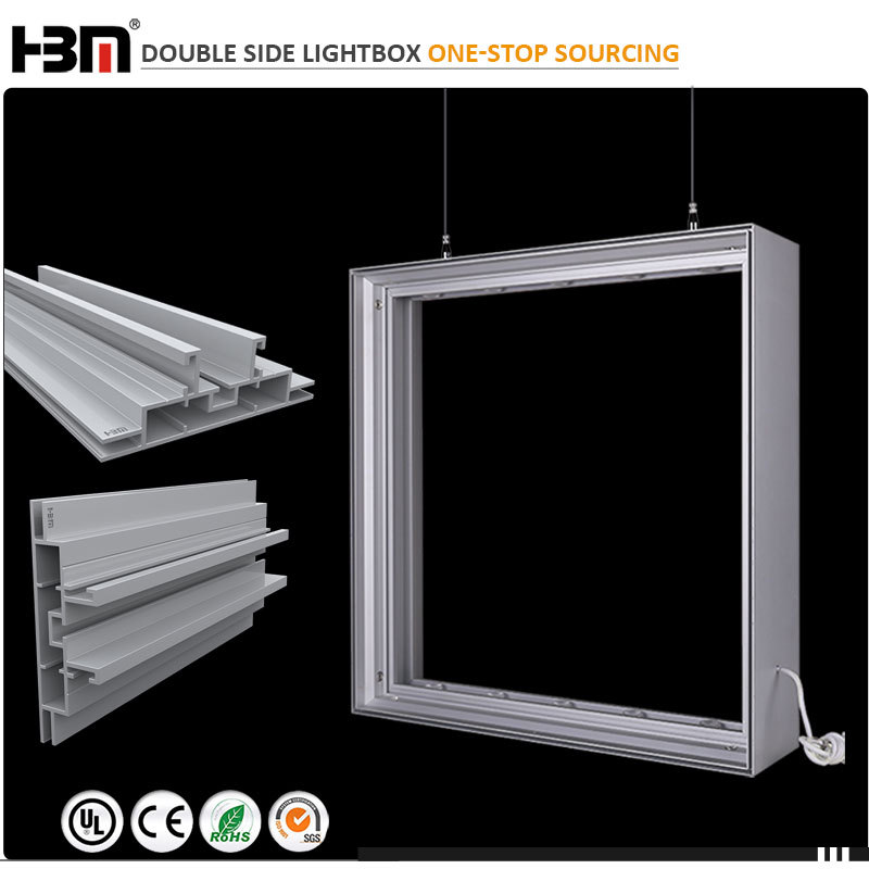 100mm advertising light boxes double side stand large tradeshow display lightbox
