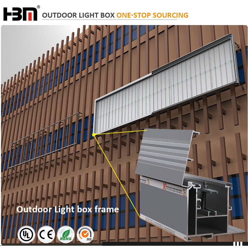 billboard advertising equipment outdoor led tension fabric advertising display stand
