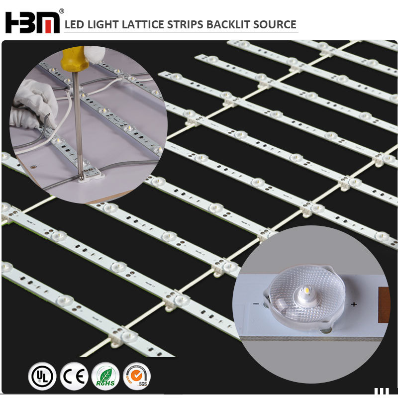 MOQ = 1 meter SMD3030 DC24V LED light lattice strips backlit source