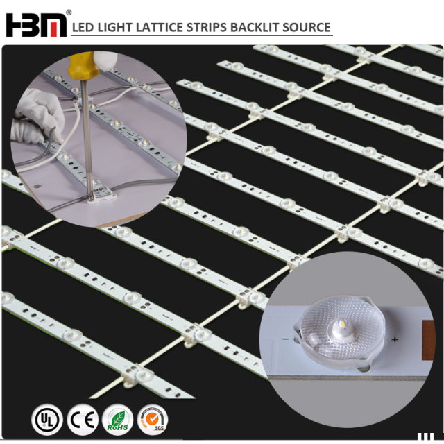 MOQ = 1 meter SMD3030 DC24V LED light lattice strips backlit source
