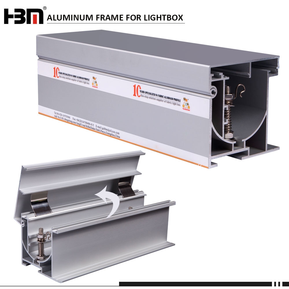 100mm anodized aluminum extrusion profiles waterproof led outdoor light box