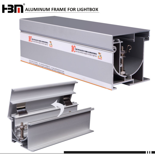 100mm anodized aluminum extrusion profiles waterproof led outdoor light box