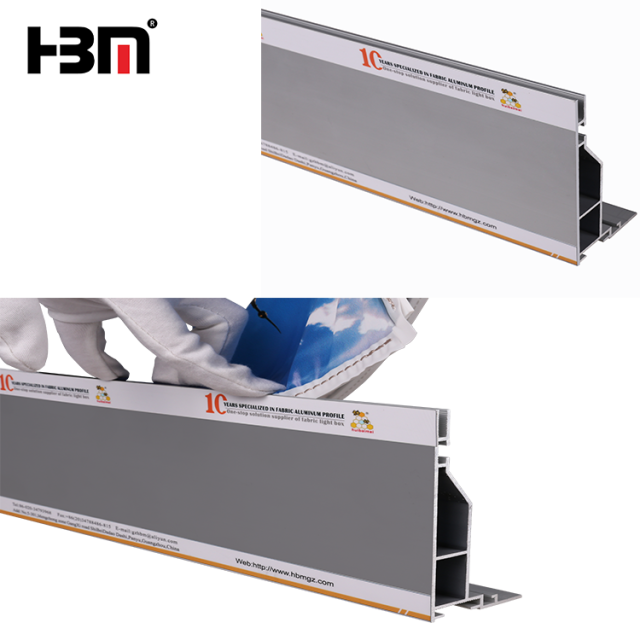 Factory Textile Light Box Aluminum SEG Frame Profile for shopping mall
