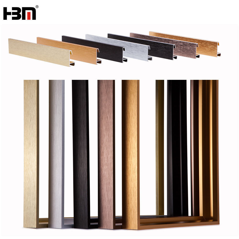 Family Gold/white color aluminum picture photo frame for wholesale