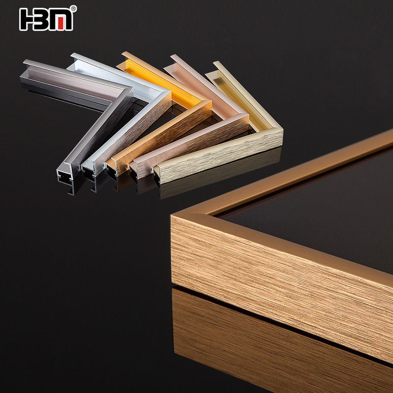 Aluminum alloy frame polishing treatment aluminum poster frame a1 a2 a3 a4