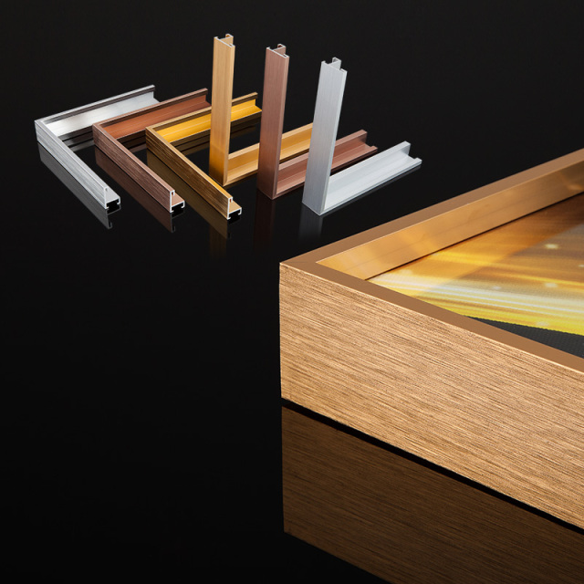 Wall mount picture display frame aluminum photo frame mouldings for phot frame wholesale