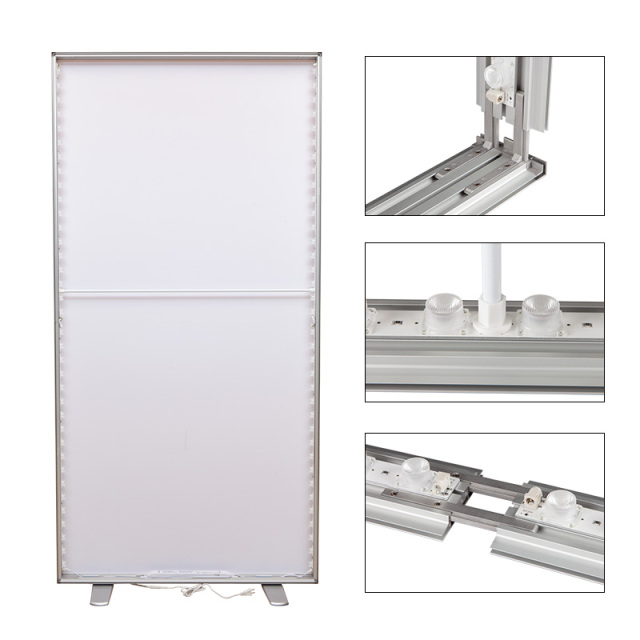 2*0.8m portable sidelit light box manufacturer for exhibition