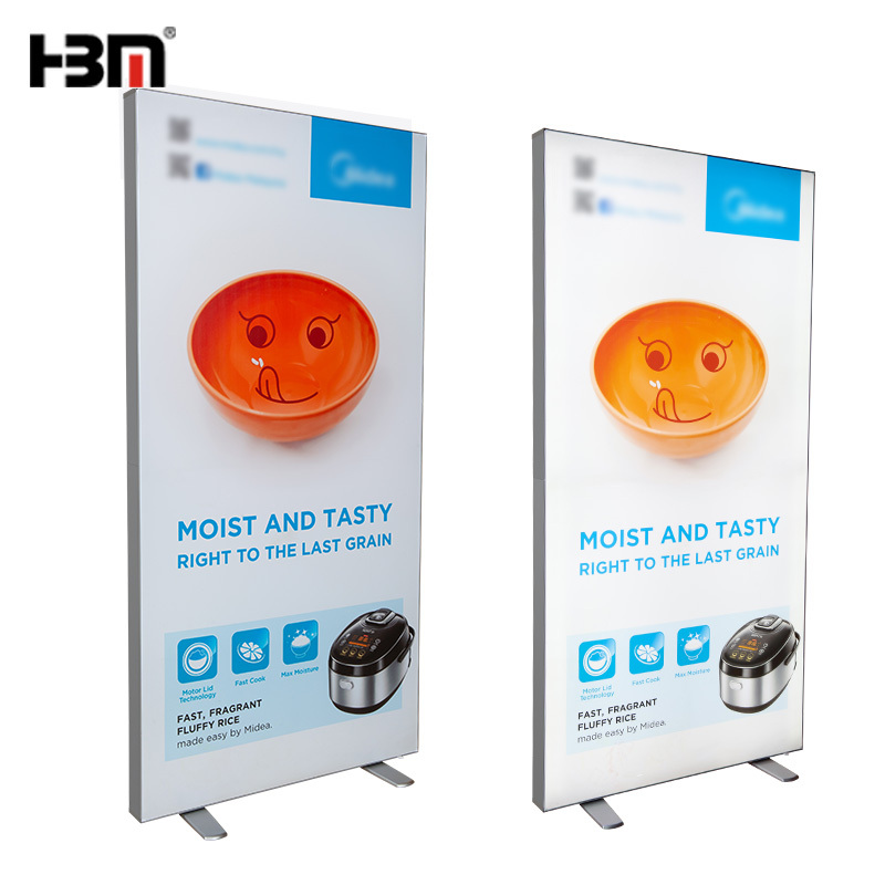 2*0.8m portable sidelit light box manufacturer for exhibition