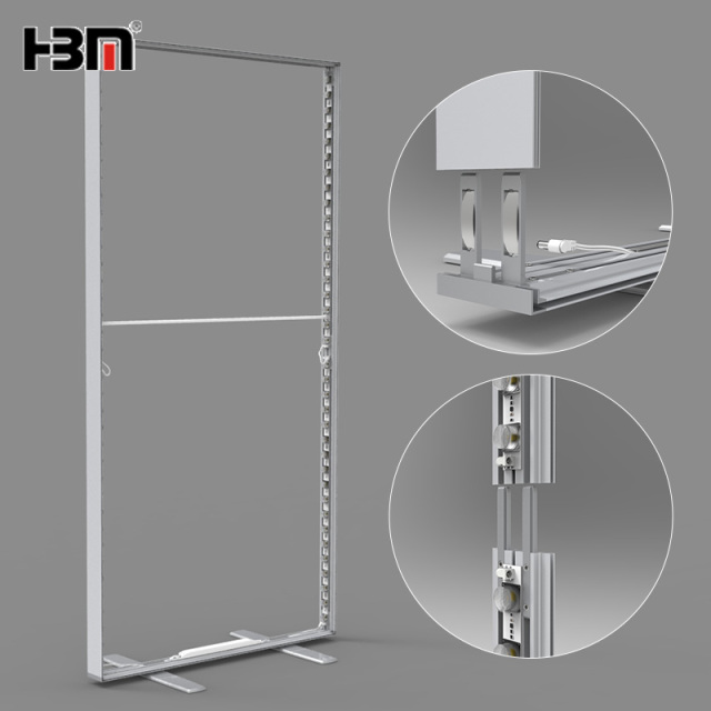 2*0.8m portable sidelit light box manufacturer for exhibition