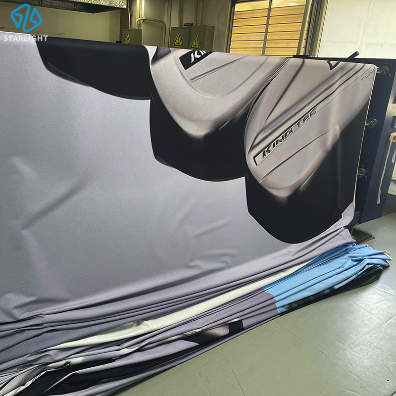 Advertising poster SEG print fabric sublimation