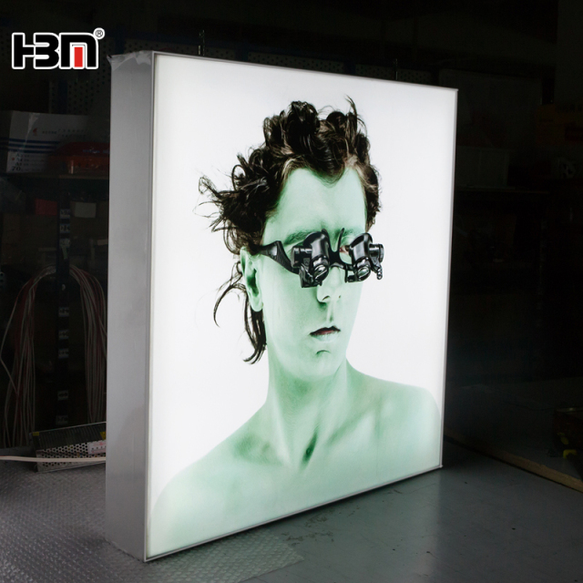 10cm double side trade show light box
