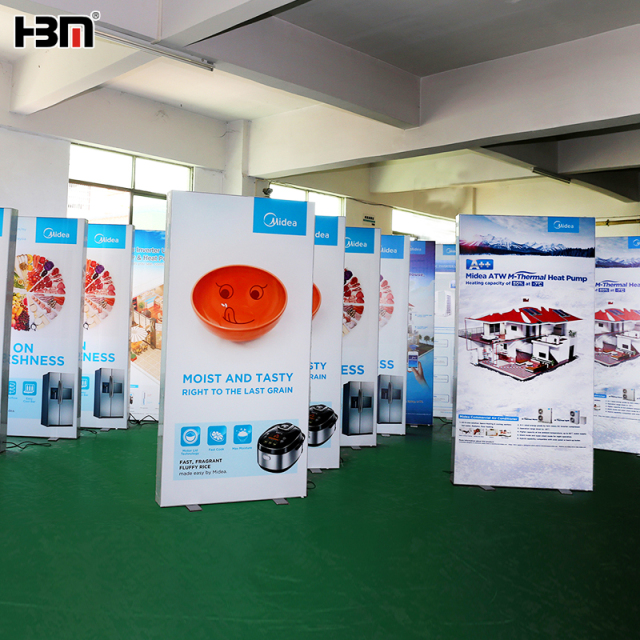 10cm double side trade show light box