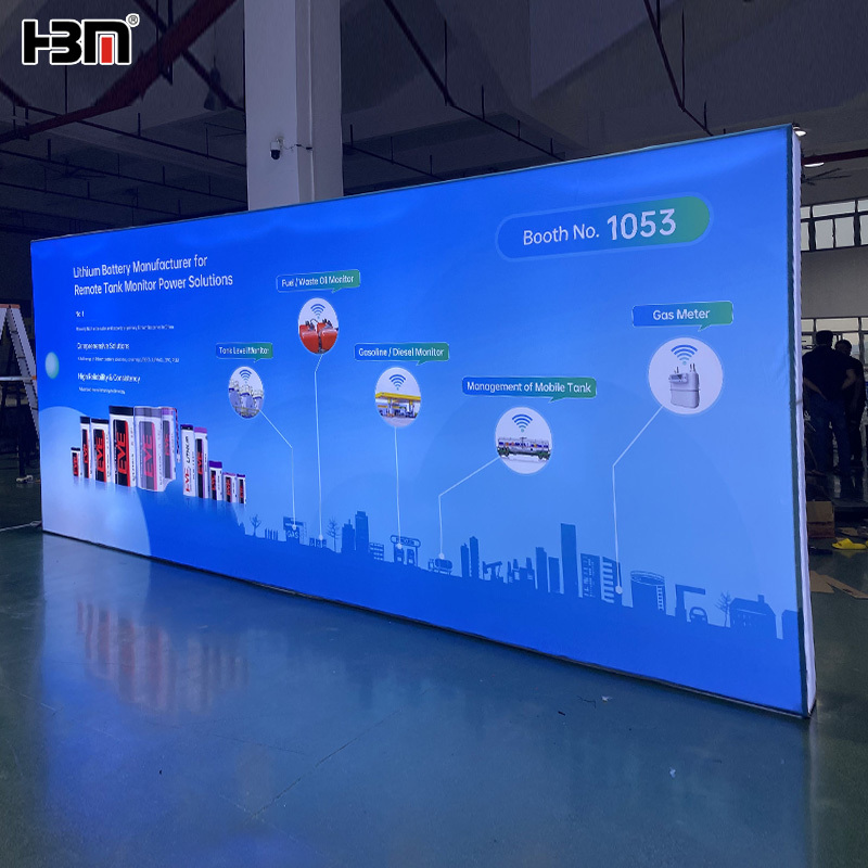 Three-dimensional exhibition light box,Three Dimensional Exhibition Light Box Custom Fabric LED Display HBM