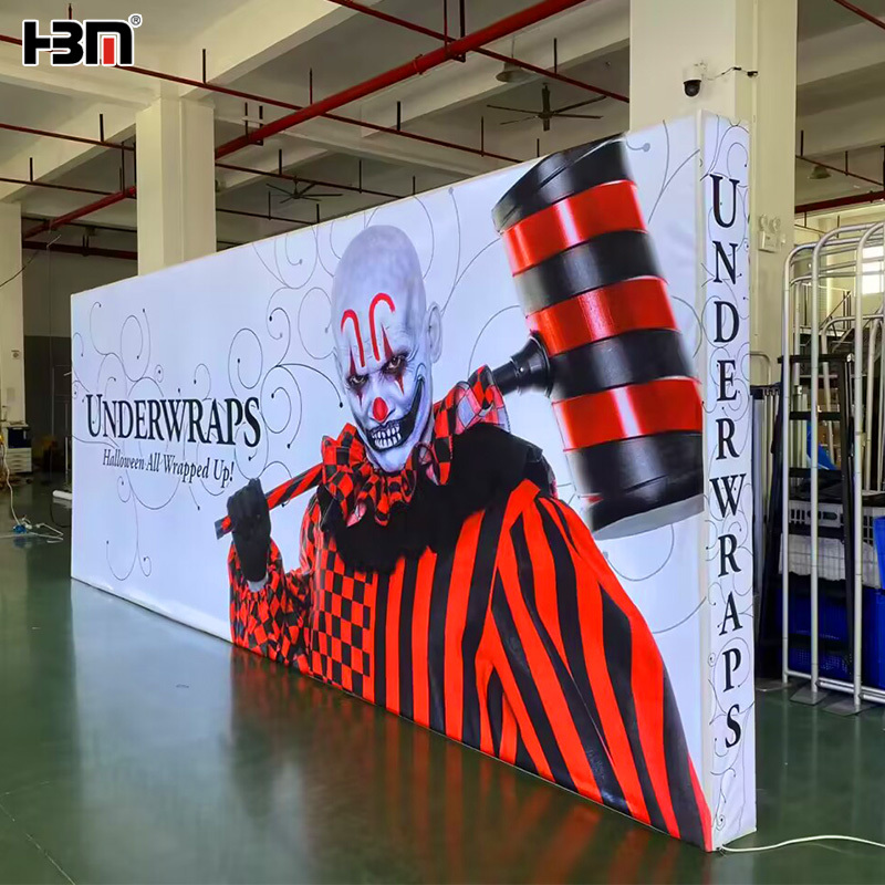 Three-dimensional exhibition light box,Three Dimensional Exhibition Light Box Custom Fabric LED Display HBM