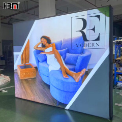 Three-dimensional exhibition light box,Three Dimensional Exhibition Light Box Custom Fabric LED Display HBM