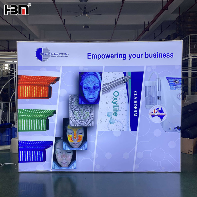 Three-dimensional exhibition light box,Three Dimensional Exhibition Light Box Custom Fabric LED Display HBM
