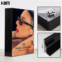 12cm depth high quality ceiling fabric light box,12cm Ceiling Fabric Light Box High Quality LED Backlit Display HBM
