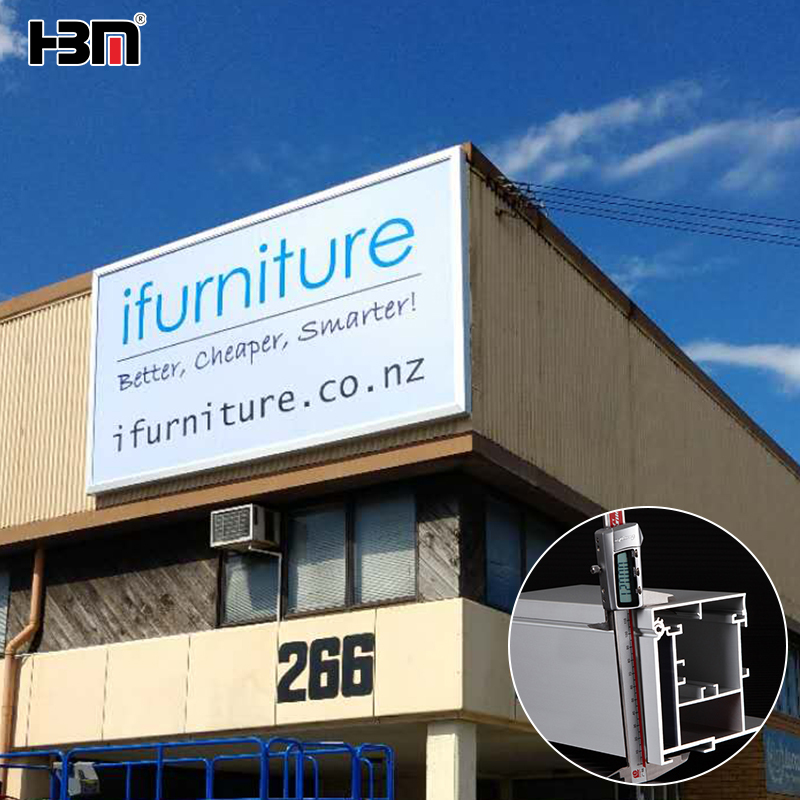 120mm aluminum profile large front open waterproof outdoor advertising light box,XING HANG YUN 120mm Aluminum Outdoor Light Box for Wall-Mounted Advertising