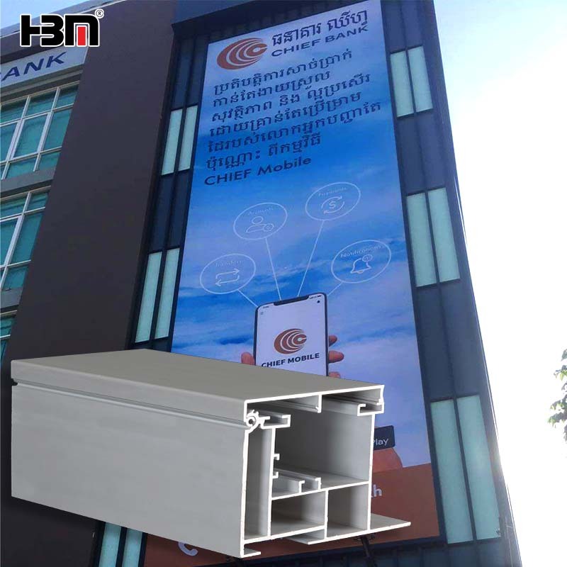 120mm aluminum profile outdoor advertising project led light box,XING HANG YUN 120mm Outdoor LED Light Box Aluminum Profile Frame