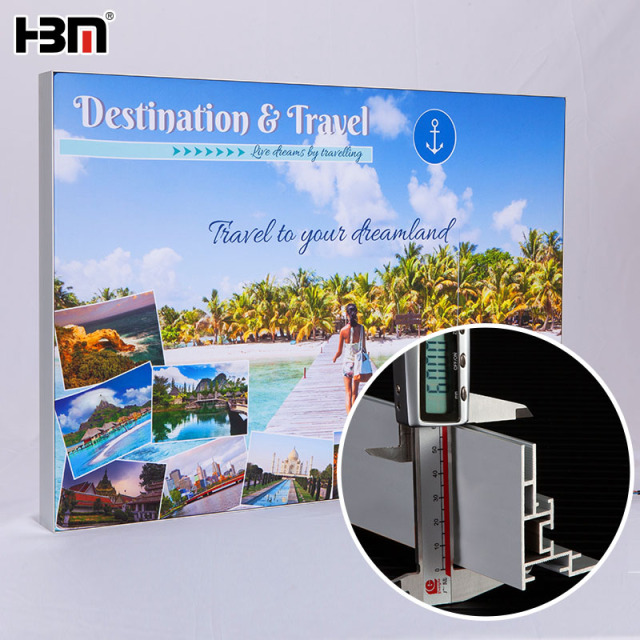 60mm depth backlit fabric aluminum light box profile frame,60 mm Backlit Fabric Aluminum Light Box Profile Frame Custom SEG Display HBM