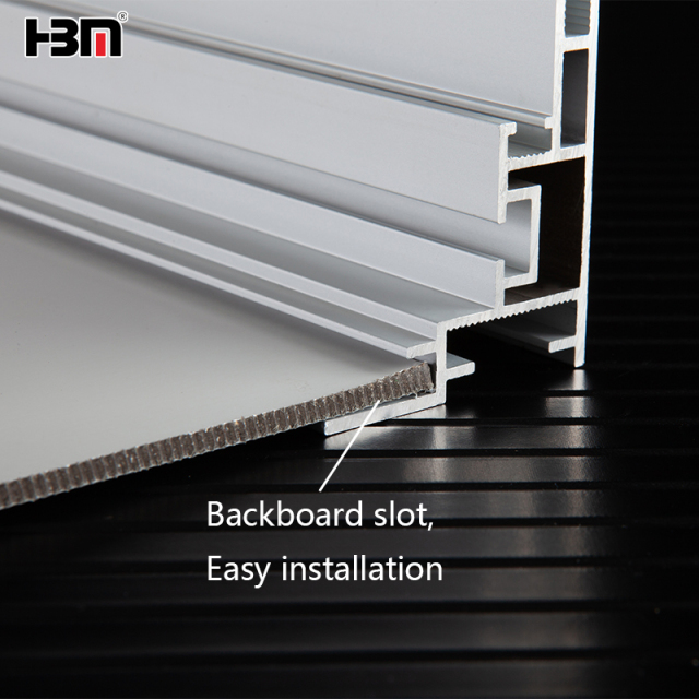 factory hot sale 60mm aluminium advertising light box frame,XING HANG YUN 60mm Aluminium Advertising Frame for Light Boxes