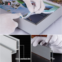 58mm led backlit light box aluminium fabric frame,58mm led backlit light box aluminium fabric frame
