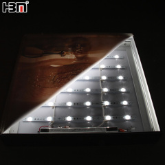 led Net/ curtain/Matrix/Lattice type backlight 3030 led strip light with lens,XING HANG YUN SMD3030 Matrix Backlight Strip with Lens for Fabric Light Box