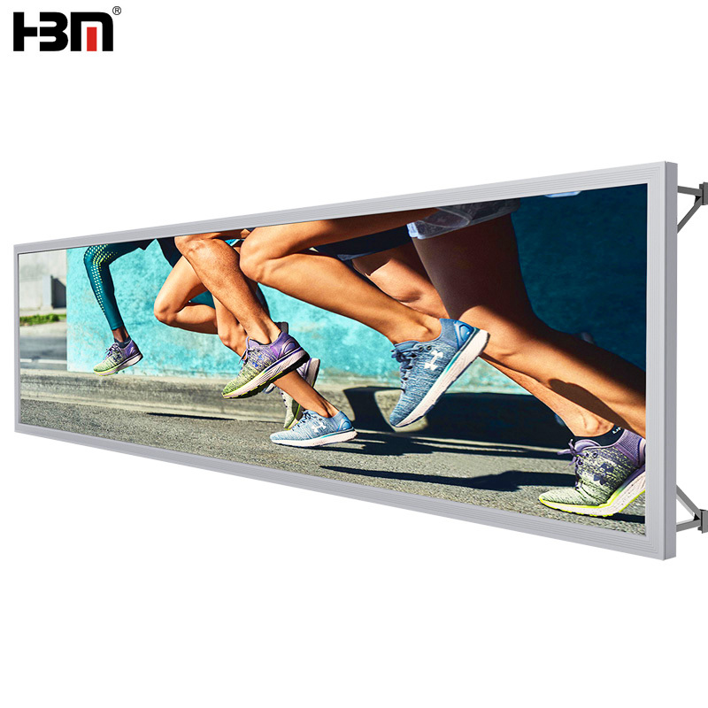 120mm aluminum profile large front open waterproof outdoor advertising light box,XING HANG YUN 120mm Aluminum Outdoor Light Box for Wall-Mounted Advertising