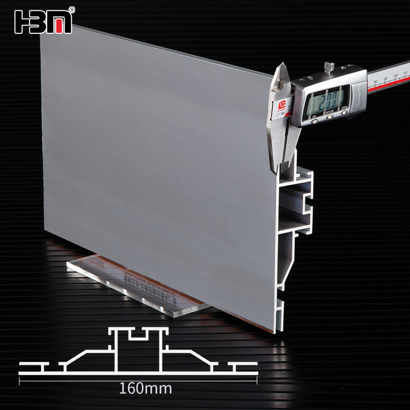 160mm double-sided lightbox aluminum profile,XING HANG YUN Premium 160mm Double‑Sided Aluminum Display Profile
