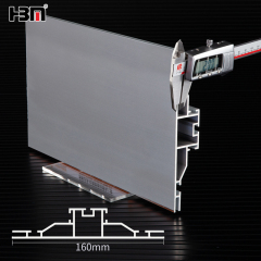 160mm double-sided lightbox aluminum profile,XING HANG YUN Premium 160mm Double‑Sided Aluminum Display Profile