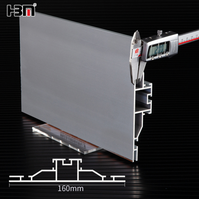 160mm double-sided lightbox aluminum profile,XING HANG YUN Premium 160mm Double‑Sided Aluminum Display Profile